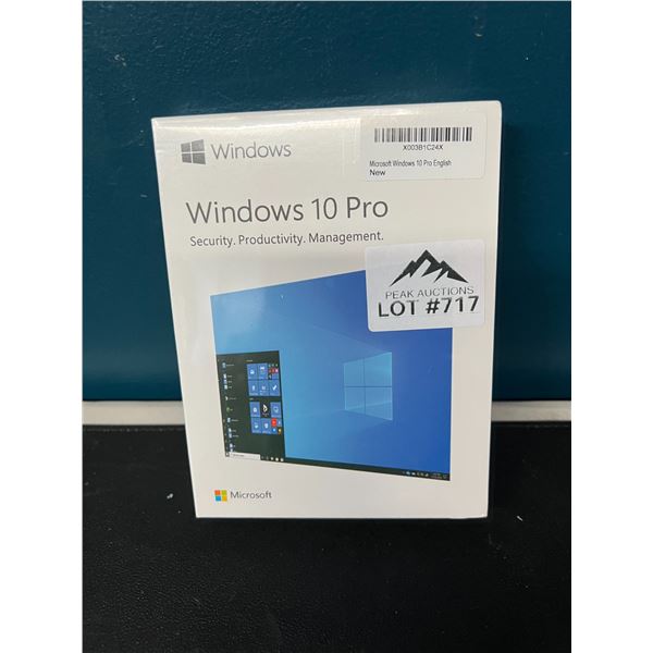 Lot of 1 Windows 10 Pro Install/Download Software