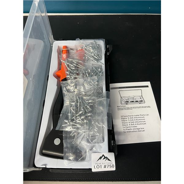 Lot of 1 Rivet Tool Set