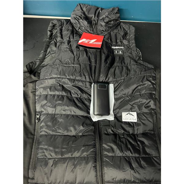 Lot of 1 Heated Vest for Men/Women (Size Medium) w/ Powerbank