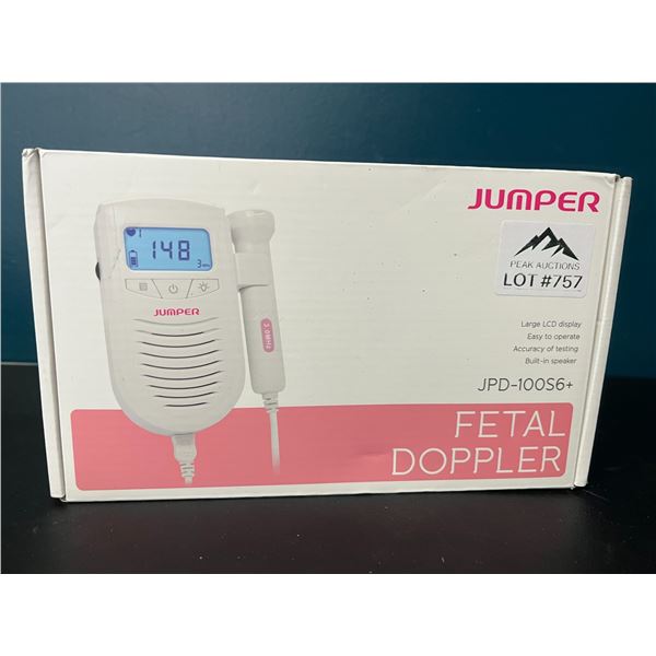 Lot of 1 Jumper Fetal Doppler - Listen to Baby's Heartbeat at Home!