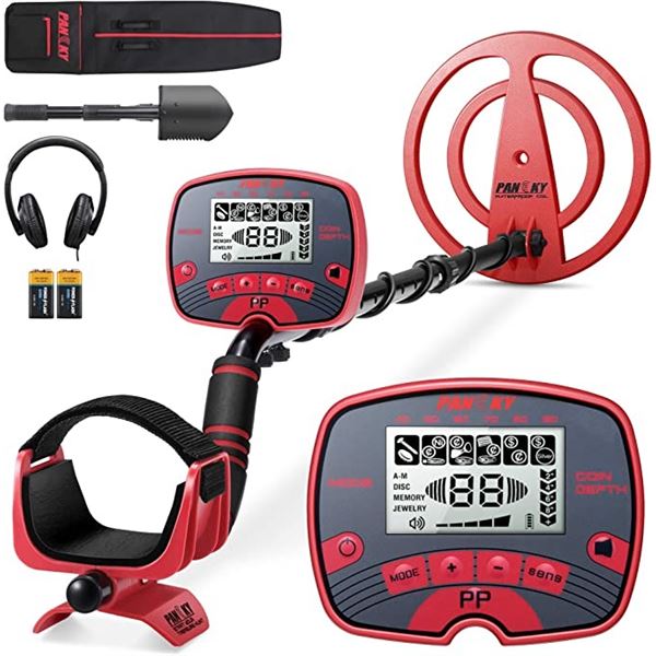 Lot of 1 PANCKY PK0075 Professional Metal Detector w/ LCD Display & Waterproof Search Coil