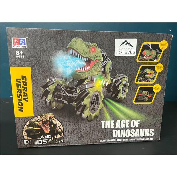 Lot of 1 Remote Control Stunt Drift Dinosaur Car Toy w/ Spray Port