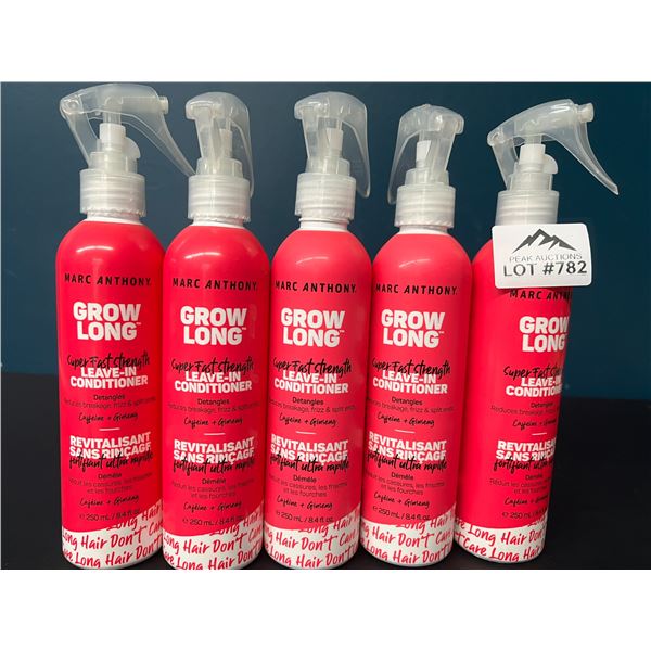 Lot of 5 Marc Anthony Grow Long Leave-In Conditioner Sprays