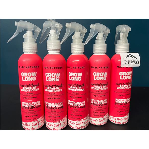 Lot of 5 Marc Anthony Grow Long Leave-In Conditioner Sprays