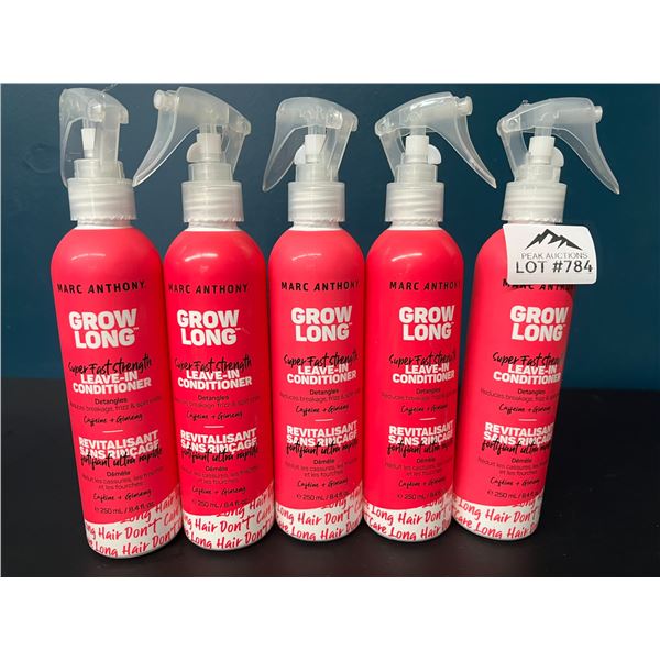 Lot of 5 Marc Anthony Grow Long Leave-In Conditioner Sprays