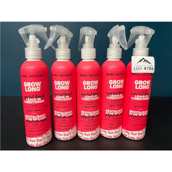 Lot of 5 Marc Anthony Grow Long Leave-In Conditioner Sprays