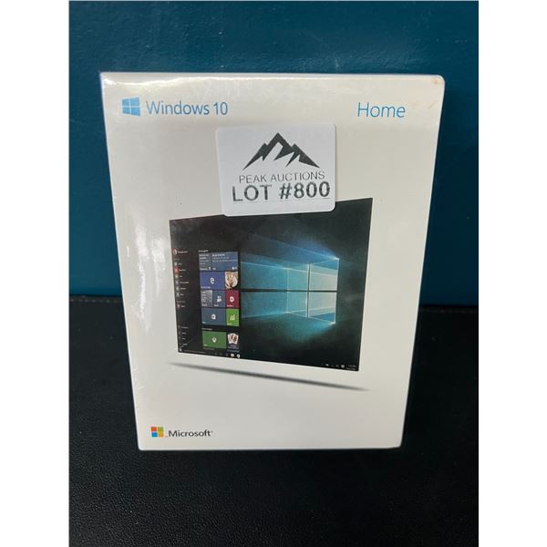 Lot of 1 Windows 10 Home Install/Download Software