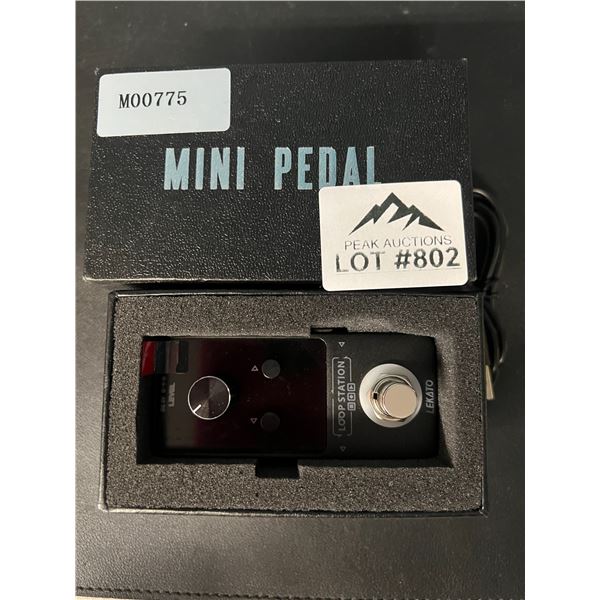 Lot of 1 Mini Effect Pedal for Guitars