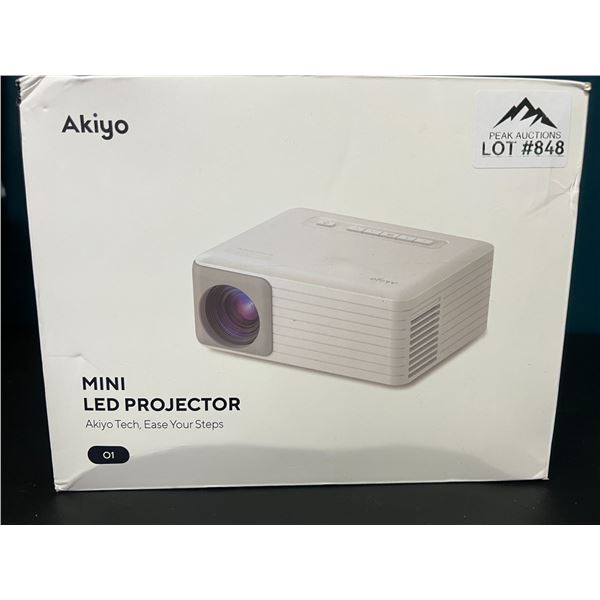 Lot of 1 Akiyo O1 Mini LED Portable Projector