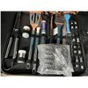 Image 2 : Lot of 1 25PC BBQ Accessories Set w/ Case