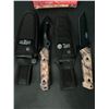 Image 2 : Lot of 1 Mossy Oak Break-up Country 2pcs Hunting Knife Set
