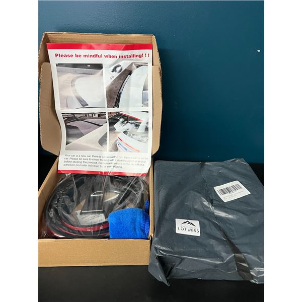 Lot of 2 Universal Car Adhesive Lip Spoilers