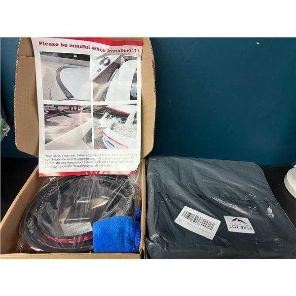 Lot of 2 Universal Car Adhesive Lip Spoilers