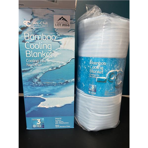 Lot of 1 Arc-Chill Bamboo Cooling Blanket