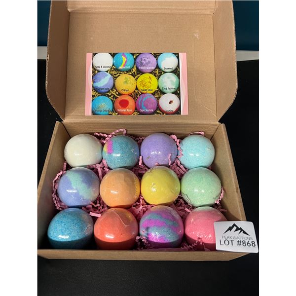Lot of 1 Set of 12 Scented Bath Bombs