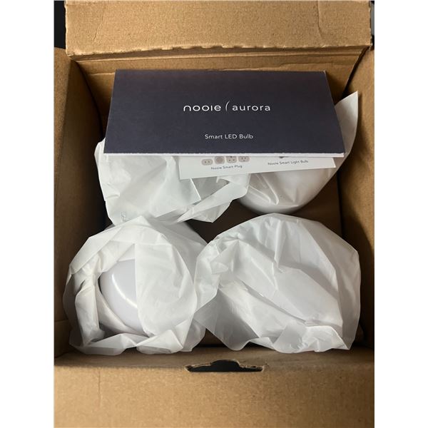 Lot of 1 4Pack Nooie Aurora Smart LED WiFi Bulbs