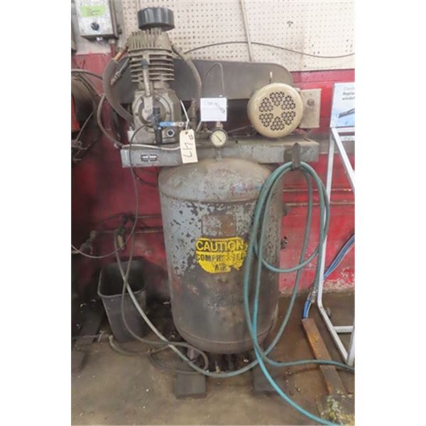 Bush Air Compressor *Offsite @ 366 Marion*Dunham- Bush Model V-50 80 Gal 5HP Baldor (newer ...