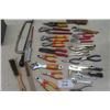 Image 1 : Assorted Pliers, Cutters, Vice Grips, Hack Saw, Wire Brushes