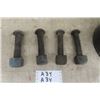Image 2 : 14 Railway Track Bolts 6.5" Long