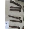 Image 4 : 10 Railway Spikes + 8 Horse Shoes