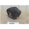 Image 1 : Carved Buffalo Statue 6" x 9" 