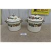 Image 1 : 2 Large Vintage Vitroceramic  Pots