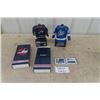 Image 1 : 2 WPG Jets Mark Scheifele + 1 Blake Wheeler Mini Jerseys, Trouba Autographed Jersey Card