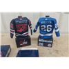 Image 3 : 2 WPG Jets Mark Scheifele + 1 Blake Wheeler Mini Jerseys, Trouba Autographed Jersey Card
