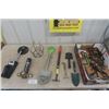 Image 1 : Micronta 3001 Metal Detector, Tri Mount Hitch, Garden Tools, Shelf Brackets plus more