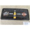 Image 2 : Miller Genuine Draft / Harley Davidson Tin Sign 8" x 18" , Budweiser Beer Tray