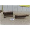 Image 1 : 2 Heavy Duty Railway Track Anvils - Longest 19.5" 