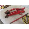 Image 2 : Small 2 ton?? Floor Jack, Booster Cables, 2 Grease Guns, Lug Wrench