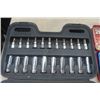 Image 3 : Mastercraft Socket Set in Case, Wire Brush Attachments, Hammer, Second Socket Set, Assorted Sockets