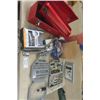 Image 1 : Tool Kits, Bit Kit, Mulitmeter, Schlage Lock Set, Red Metal Tool Box