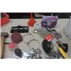Image 3 : 2 Towel Bars, Chainsaw Chain, Tool Kit, HAmmer, Tow Balls, Drill Bits plus more