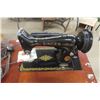 Image 2 : Singer Sewing Machine + Cabinet with Foot Pedal