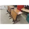 Image 6 : 2 Vintage School Desks