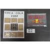 Image 1 : 2002 Coca-Cola Hockey Coins, Small Red Bull Sign 6" x 10" 