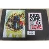 Image 1 : 2 Modern Tin Signs : Wilderpeople 12.5" x 17.5" & Kids Zone 8.5"x 11.5"