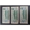 Image 5 : 3 Canadian 1973 $1 Replacement Bills