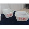 Image 5 : 6 Pyrex Refrigerator Dishes +Casserole Dishes