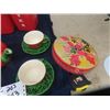 Image 3 : Retro Canister Set, Tomato Tea Set, Hand Fan with Advertising plus more 