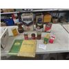 Image 1 : Oil Cans - Texaco, Rislone, Gulf , Vintage John Deere MF Parts , Plus More 