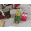 Image 2 : Oil Cans - Texaco, Rislone, Gulf , Vintage John Deere MF Parts , Plus More 
