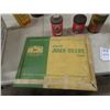 Image 3 : Oil Cans - Texaco, Rislone, Gulf , Vintage John Deere MF Parts , Plus More 
