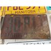 Image 5 : 27 Manitoba License Plates 