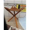 Image 2 : 3 Legged Stool with Cowhide Seat + 2 Metal Register Covers + Blanket