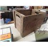 Image 4 : Coca Cola Wood Crate, Vintage Westing House Movie Lamp with Box, Texaco Oil Can, 3 Clip Boards, Hand