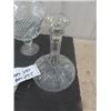 Image 2 : Crystal / Cut Glass/ Pin Wheel ; Decanter, Vase, Tray, Bowl