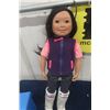 Image 2 : Maple Lea Doll 18" Saila Qilauvca with Journal + Box  Like New Condition